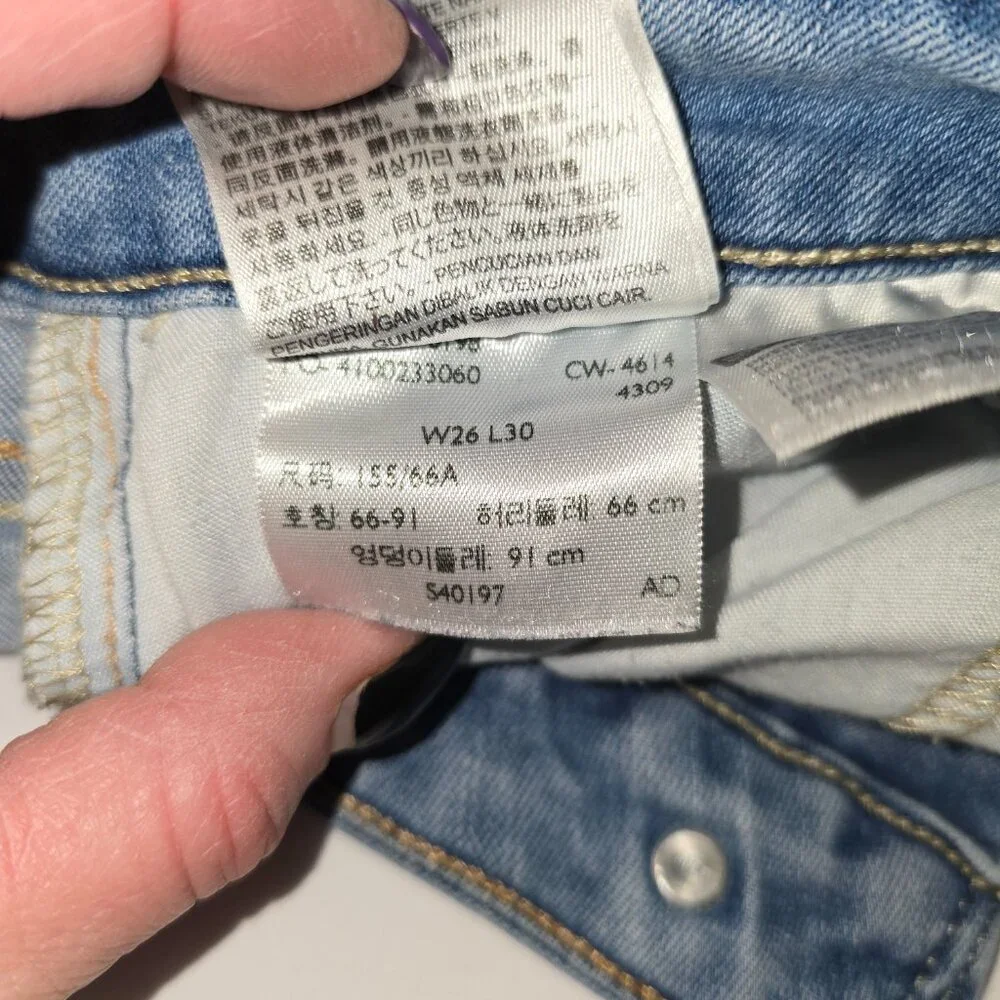 Levi's Women's Skinny Jeans, W26 L30 #1 - Picture 12 of 12